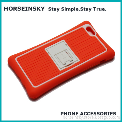 2017 new silicone shockproof kickstand anti gravity phone case for iphone 7 case